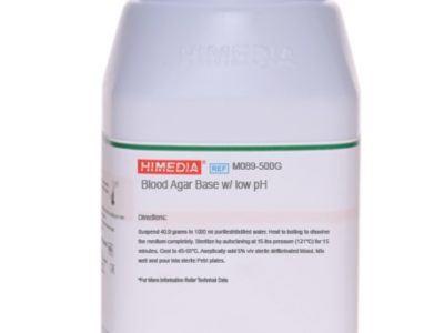Blood Agar Base with Low pH (Agar Base Sangre con pH Bajo) 500 g HiMEDIA M089