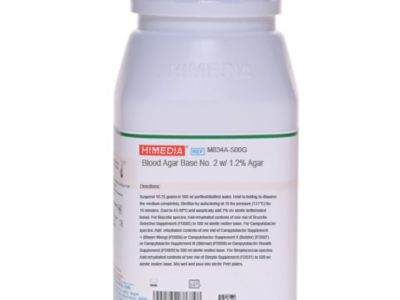 Agar Sangre Base No. 2 con 1.2% Agar (Blood Agar Base No. 2 with 1.2% Agar) 500 g HIMEDIA M834A