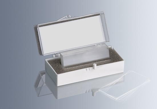 Cubreobjetos (laminillas) de vidrio 24 mm X 40 mm 0330-3250 Caja x 100 pcs