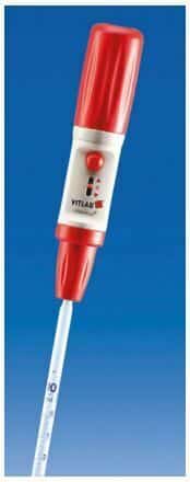 Auxiliar de Macro pipeteado pipeteadora propipeta con filtro para pipetas desde  0,1 mL Hasta 100 mL   VITLAB Ref. 1630500.