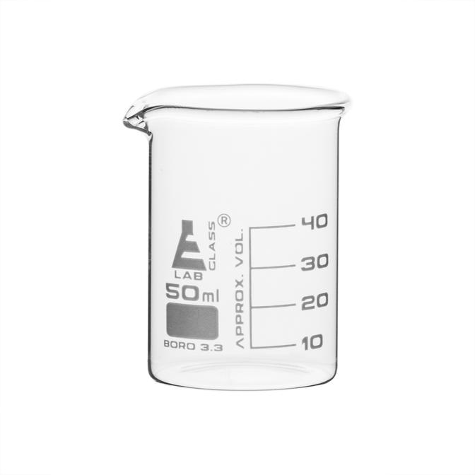 Vaso de precipitado graduado 50 mL borosilicato CH0126D
