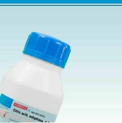 Ácido Cítrico Anhidro Grado (Citric Acid Anhydrous Grade) AR 500 g HiMEDIA GRM1023