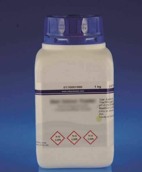 Sodio Hidróxido A.R. pureza mínima (Sodium Hydroxide A.R. minimum purity) 98% 1 Kg L. CHEMIE  5900
