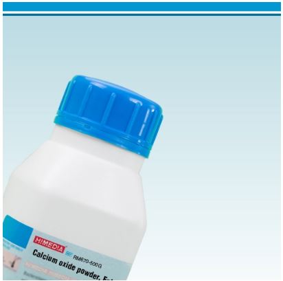 Óxido de calcio Extra puro (Extra Pure Calcium Oxide) 500 g HIMEDIA GRM670