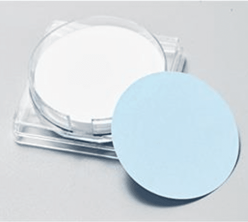 Membrana de filtración blanca en Policarbonato (PCTE) Porosidad 0.4µm Ø 47 mm (PAQ x 100 Unidades) ADVANTEC K040A047A