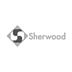 Sherwood logo blanco y negro